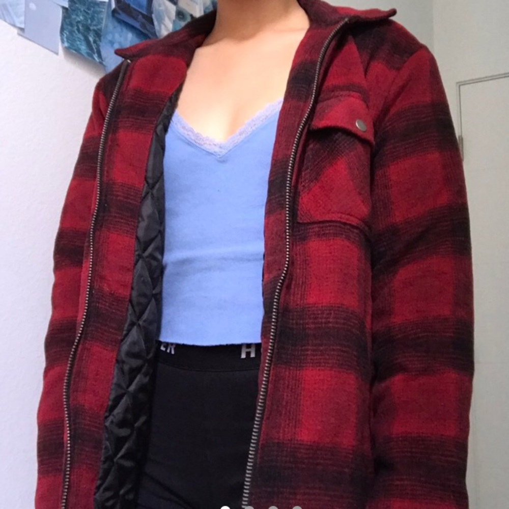 forever 21 men’s flannel jacket